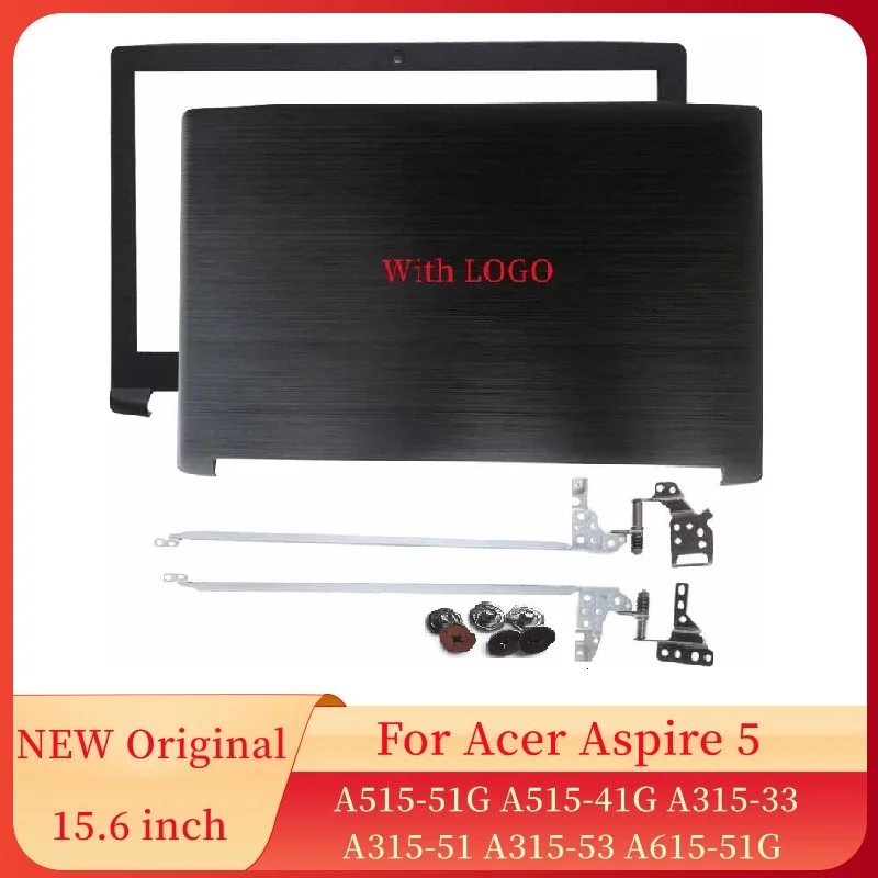 

Чехол-рамка для ноутбука, задняя крышка для ЖК-экрана, передняя рамка, петли для Acer Aspire 5, Задняя деталь