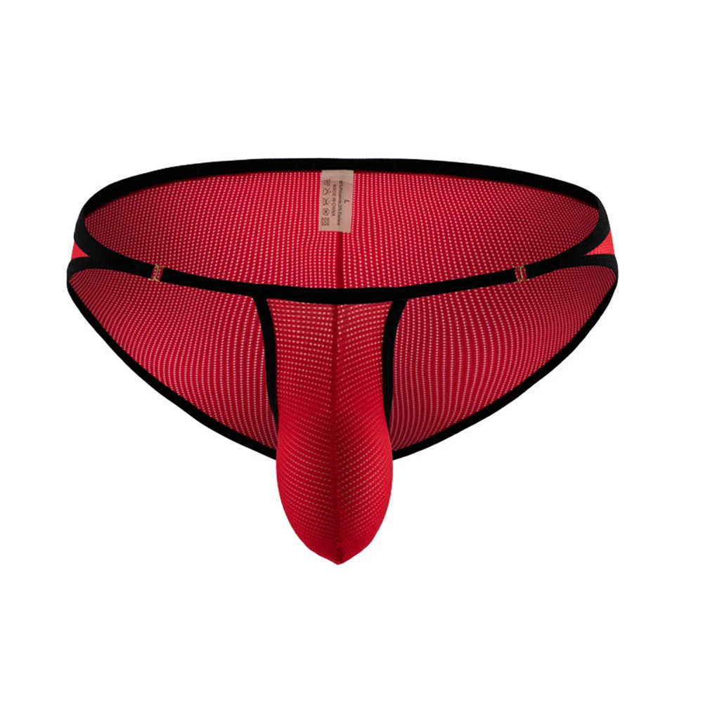 

Men's Underwear Without Censorship Sheer Mesh Briefs Mens Cheeky Erotica Femboy Clothing Sissy Gay Bulge Pouch Thongs Briefs