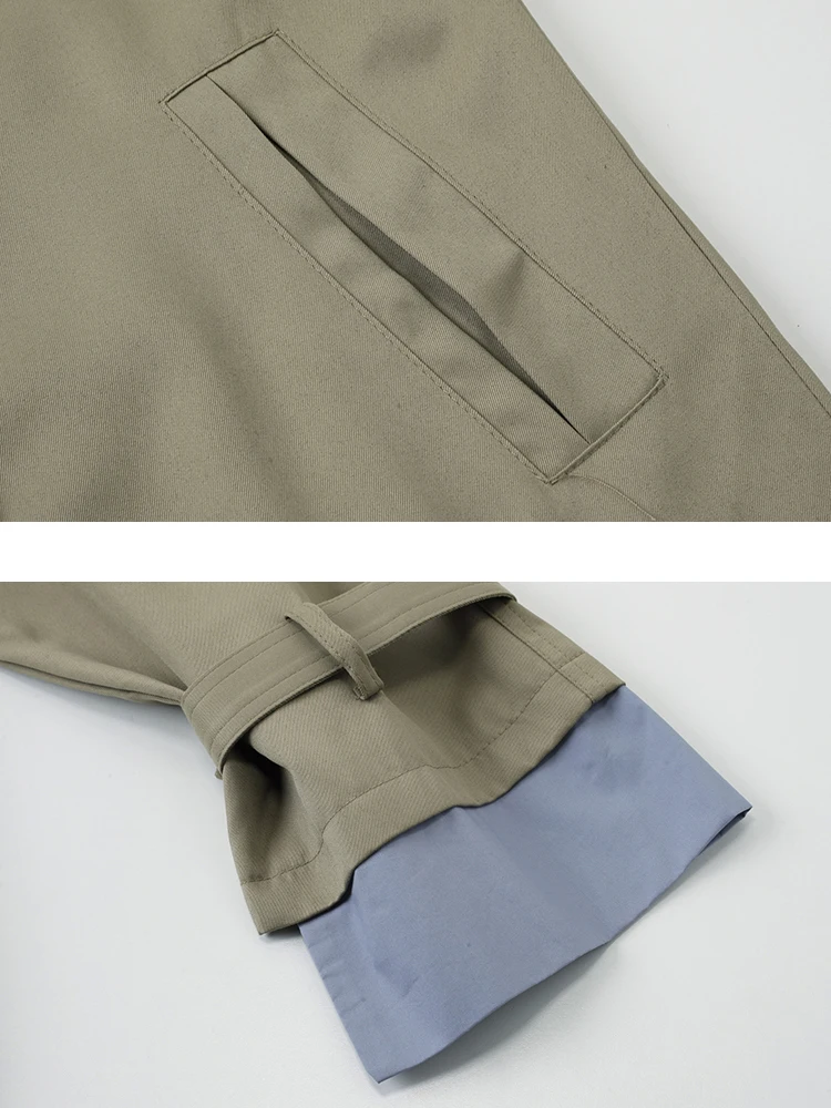 Женский двубортный тренч LANMREM