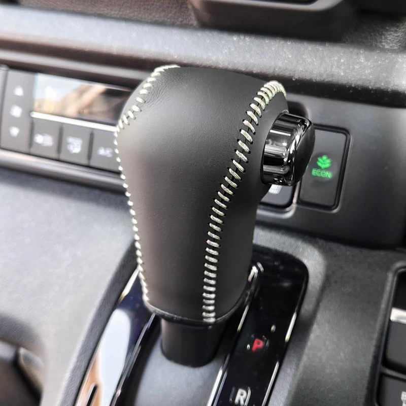 

Натуральная кожа наппа, прошитый вручную чехол на ручку переключения передач для Honda N Box (JF5) для Honda Freed Crosstar 2024-2025 лет