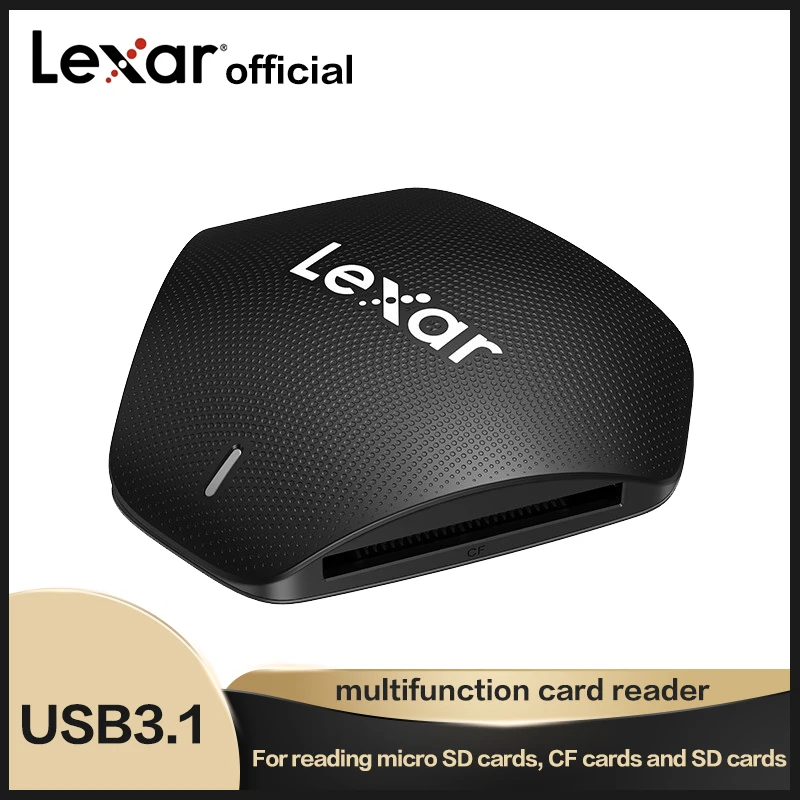 

Lexar 500U USB3.1 высокоскоростной Кардридер Все в одном с TF SD CF многофункциональная трехв-1 флэш-карта памяти SLR цифровая