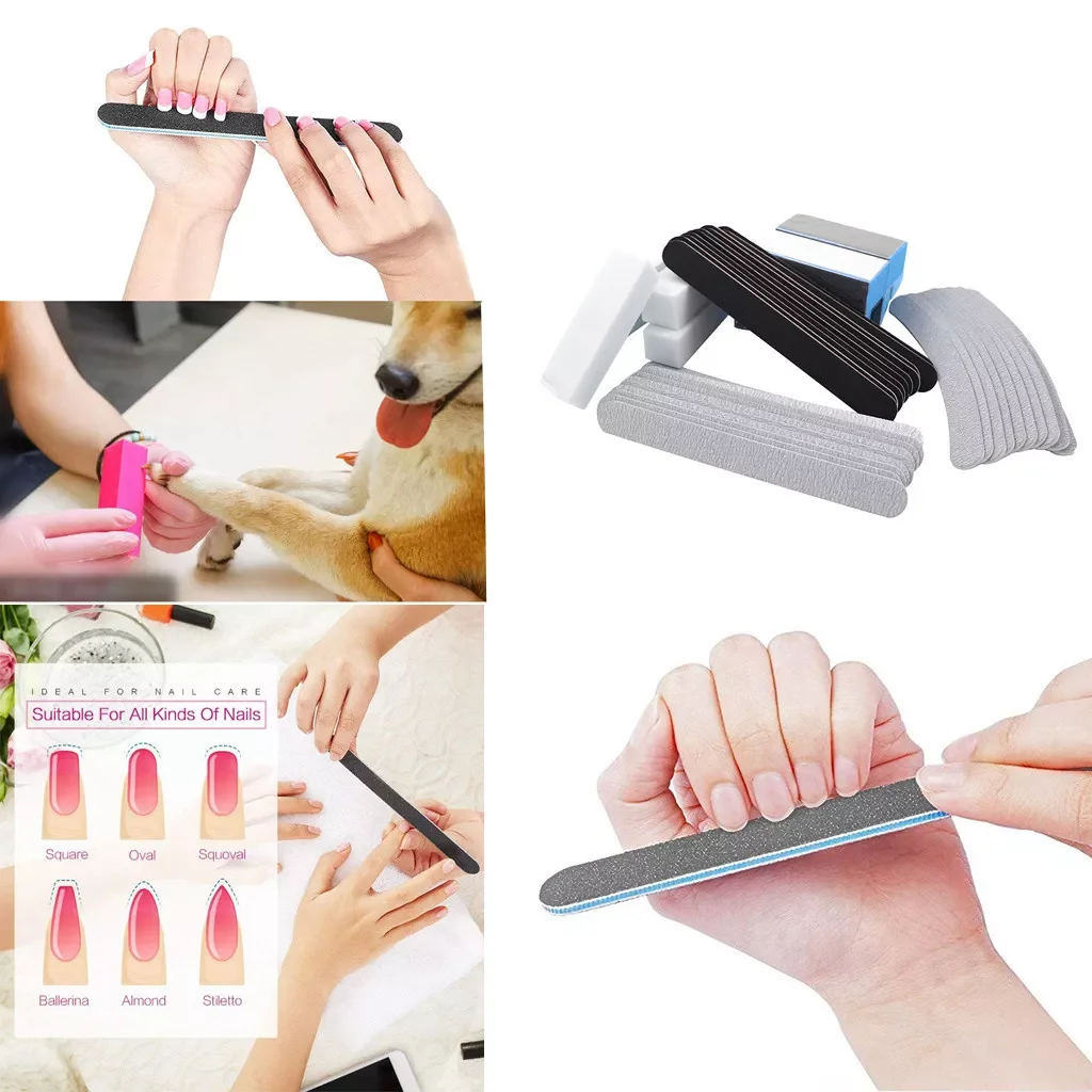 

NEW2023 Durable Glass Nail File Buffer Nail Files Beauty Manicure Tool For Women Professional Girl Nail Art Tools