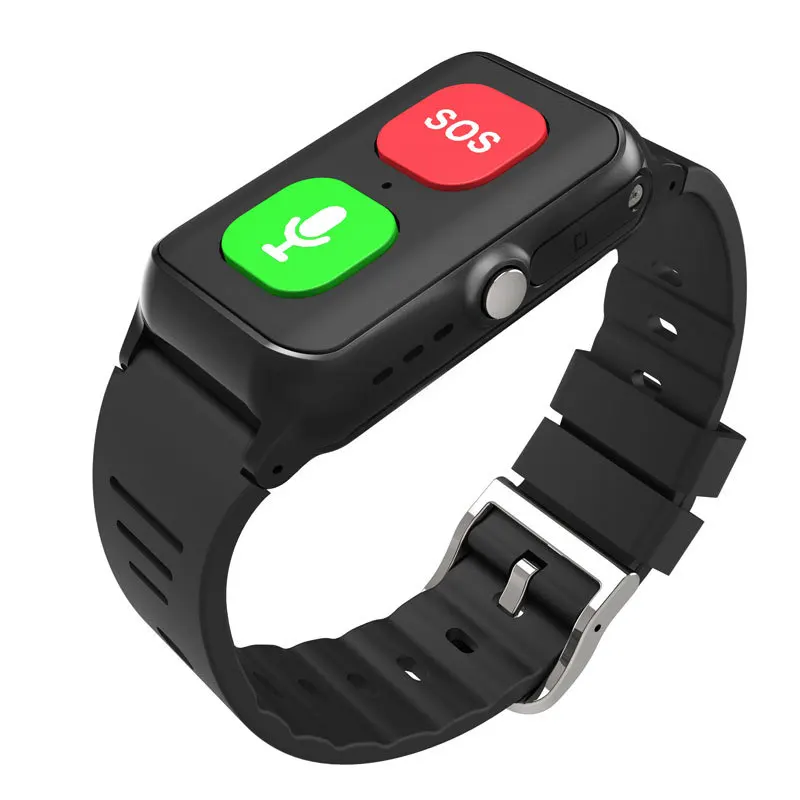 

4G Elder People Smart Watch SOS Old People Protection GPS Device Fall Alert Elderly Heart Rate Temperature Measurement