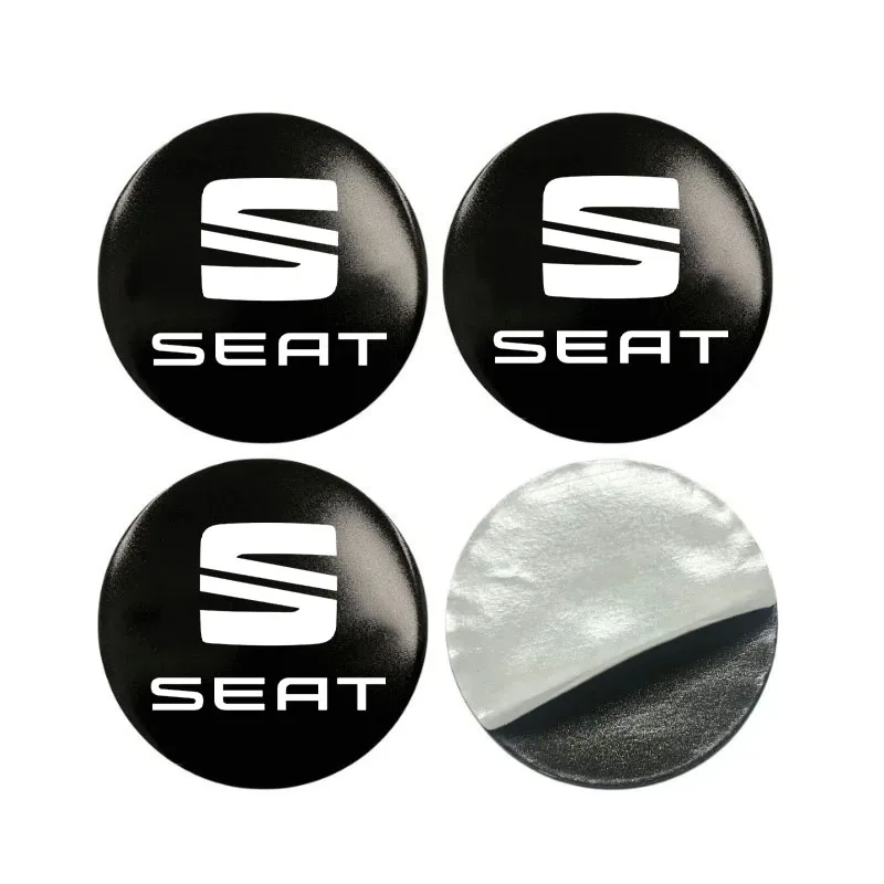 

56/60/65 мм наклейка на центральную ступицу колеса автомобиля, значок, наклейка для Seat Leon Ibiza Alhambra Exeo Altea Arona Mii IBL, автомобильные аксессуары