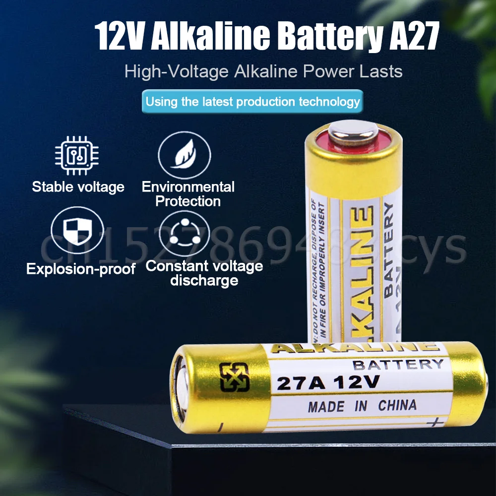 10 шт. A27 27A 12 В щелочная батарея G27A MN27 MS27 GP27A L828 V27GA ALK27A A27BP K27A VR27 R27A для дверного
