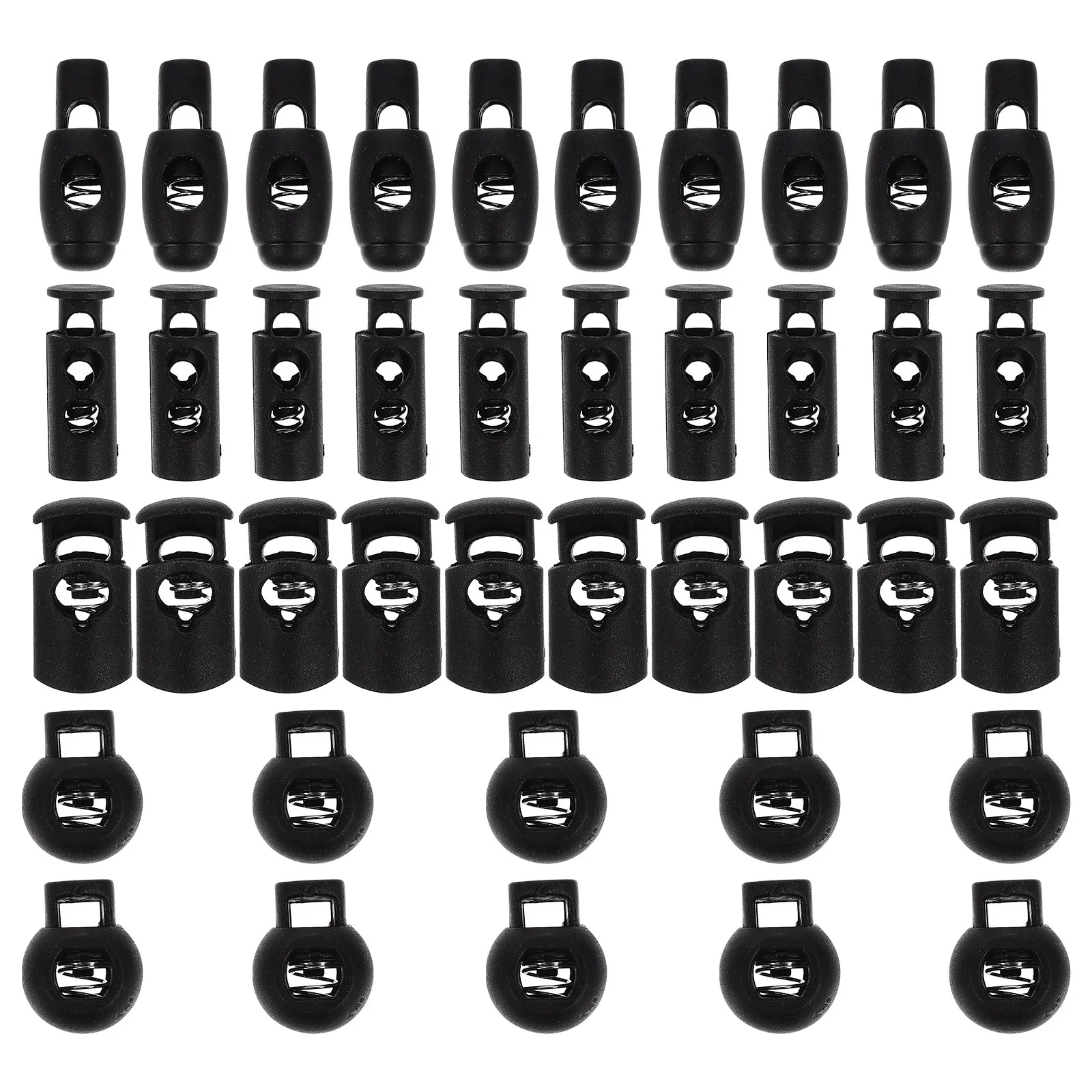 

Cord Spring Stopper End Fastener Toggle Locks Lock Rope Drawstring Stoppers Stop Cover Face Sliding Buttons Luggage Diy Lanyard