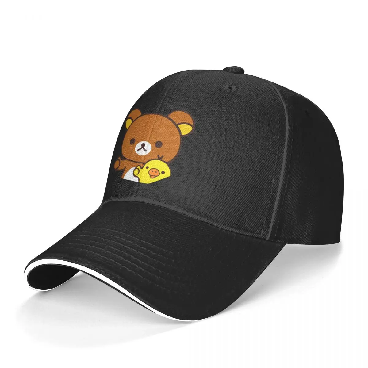 Rilakkuma Baseball Cap Rilakkuma Aesthetic Man Trucker Hat Print Kpop Snapback Cap Birthday Present