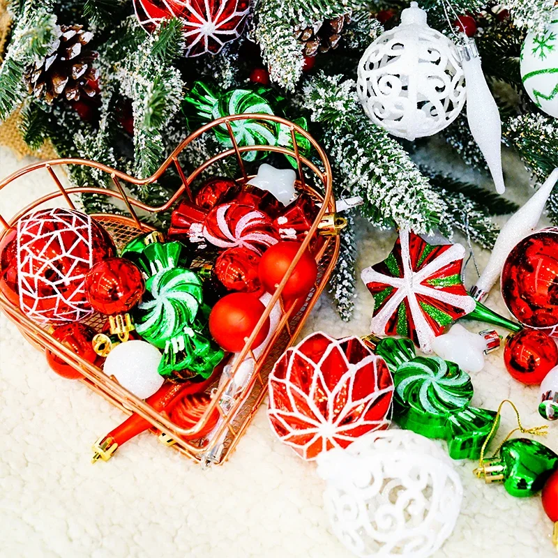 de alejkę przezroczystości boule noel niestandardowe ozdoby plastikowe białe dekoracje luksusowe materiały do dekoracji świątecznych