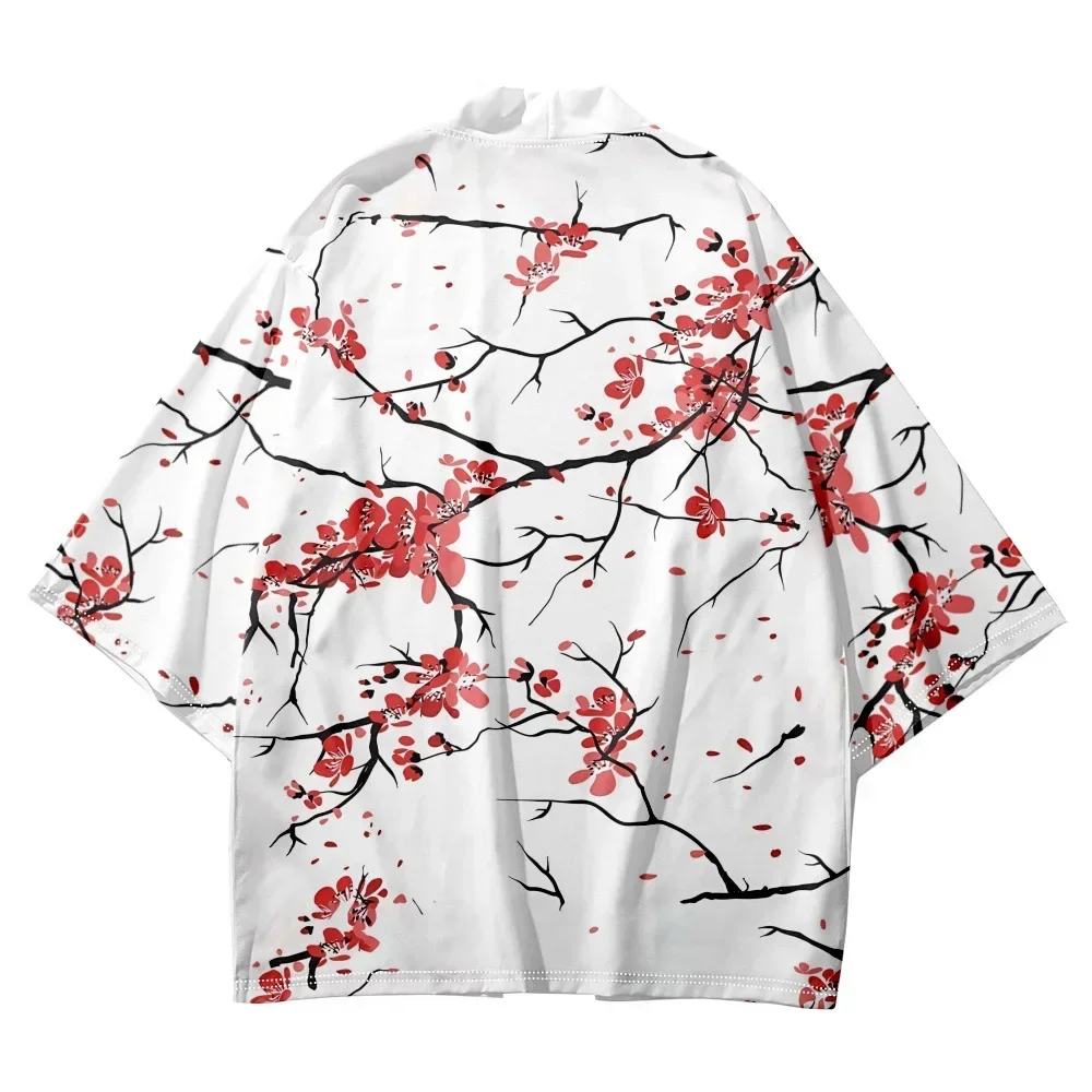Новое японское женское традиционное кимоно с рисунком цветка сливы в японском