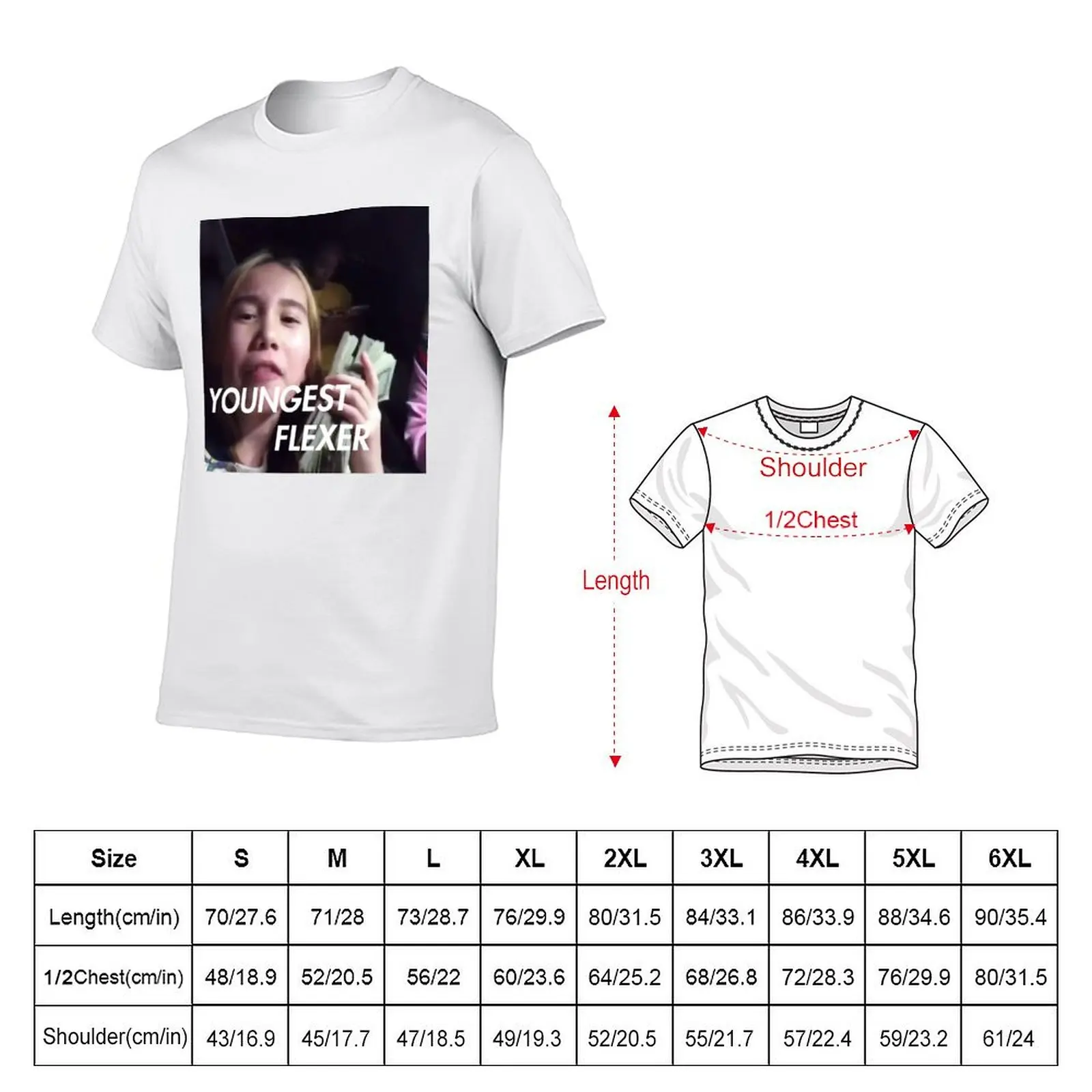 Фото Футболка Lil Tay, мужские футболки с графическим рисунком, хлопковая футболка, 100% хлопок, футболки для мужчин, забавная футболка с графическим рисунком №2
