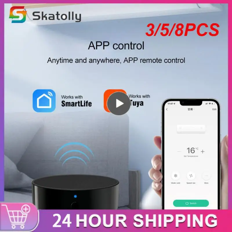 

3/5/8PCS App Remote Control Tuya Wifi Ir Remote Control Universal Infrared Remote Wifi Smart Home Controller