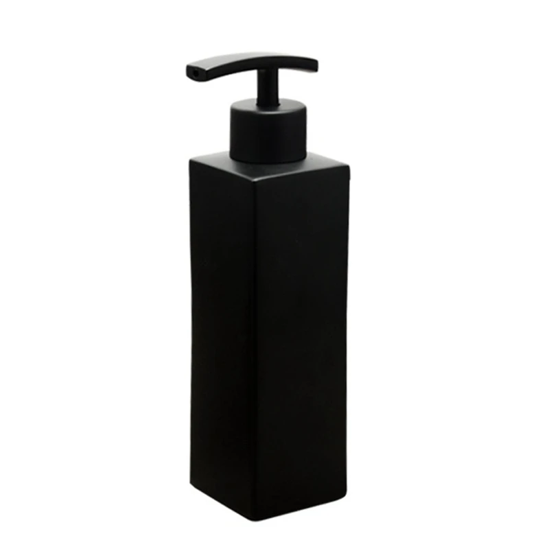 

Stainless Steel Black Liquid Soap Dispenser,Soap Dispensers,For Kitchen&Bathroom,350 ML
