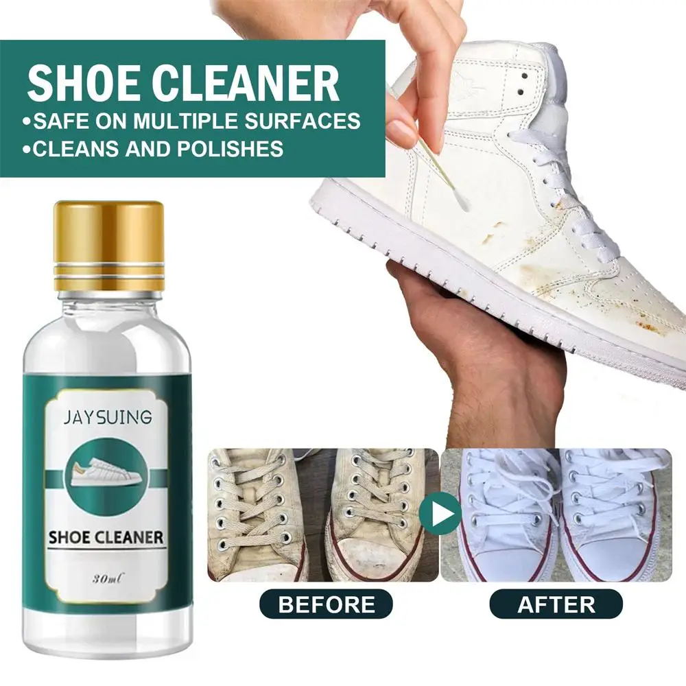 

Sneaker Whiten Cleaning Dirt Remover Set Efficient Shoes Cleaner White Shoes Stain Household Polish Cleaner Gel 2023 New 30ml