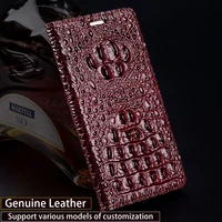 flip phone case for xiaomi redmi note 5 5a 6 7 8 pro note 3 4x 4 case for redmi 4x 5 plus 6 6a 7 7a 8 8a crocodile back cover