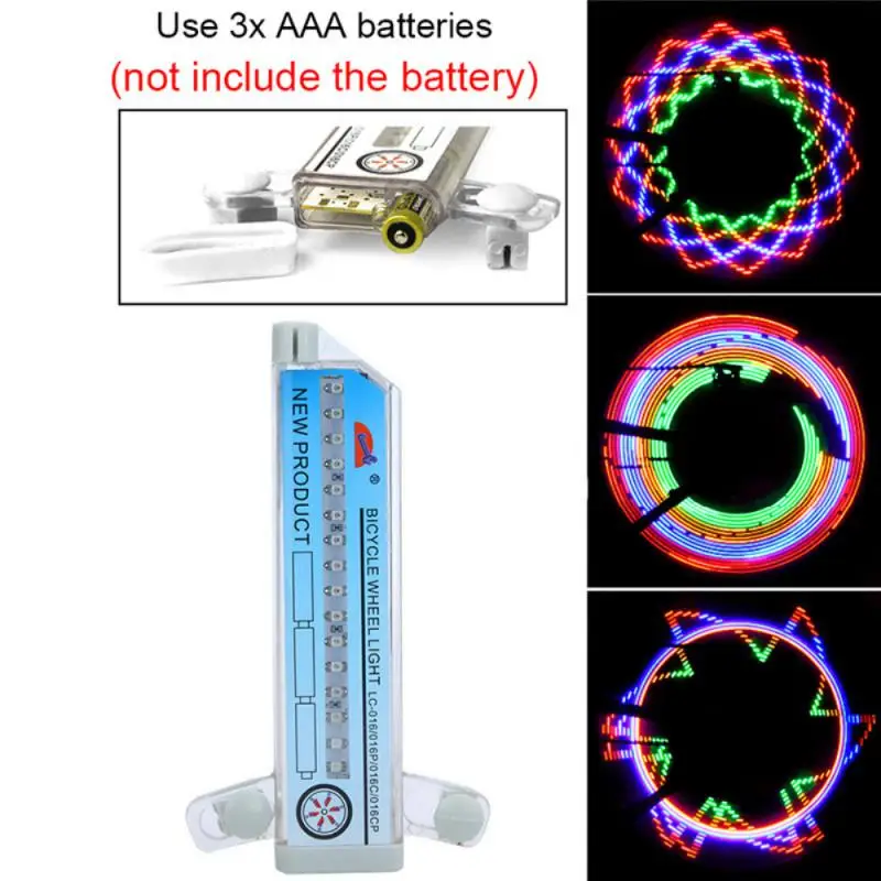 

24 Inches Wheel Signal Reflective Light Bicycle Tyre Tire Light 32 LED Bike Wheel Light Flash Spoke Lamp Cycling Accessories