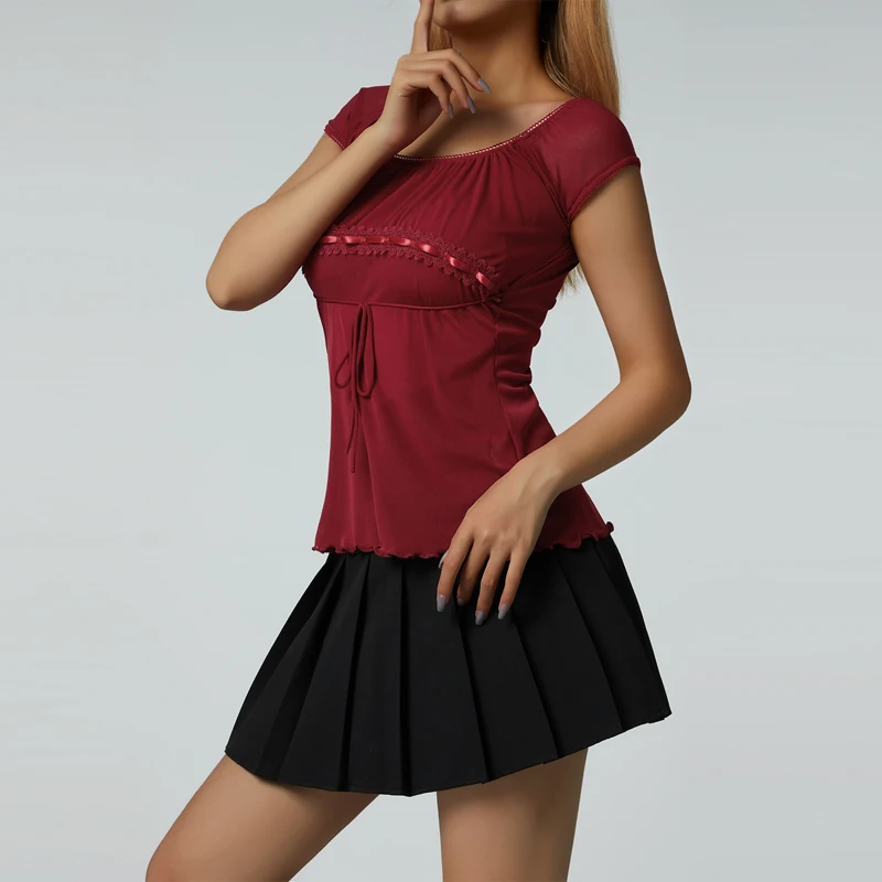 Женский кружевной топ с цветочным узором вязаный крючком Топ