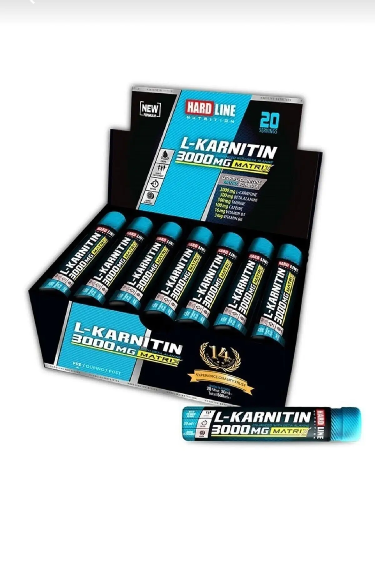 

L-carnitine Matrix 3000 Mg 20-Ampoules Limon