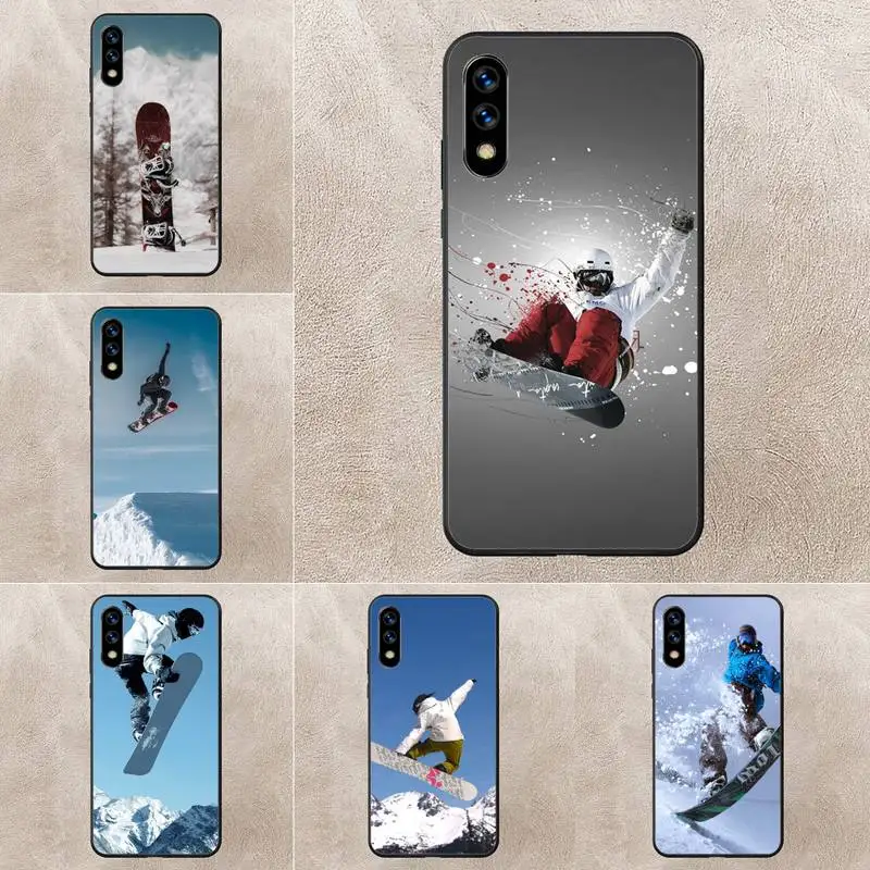 

Sports Snowboarding Phone Case For Huawei G7 G8 P7 P8 P9 P10 P20 P30 Lite Mini Pro P Smart Plus Cove Fundas