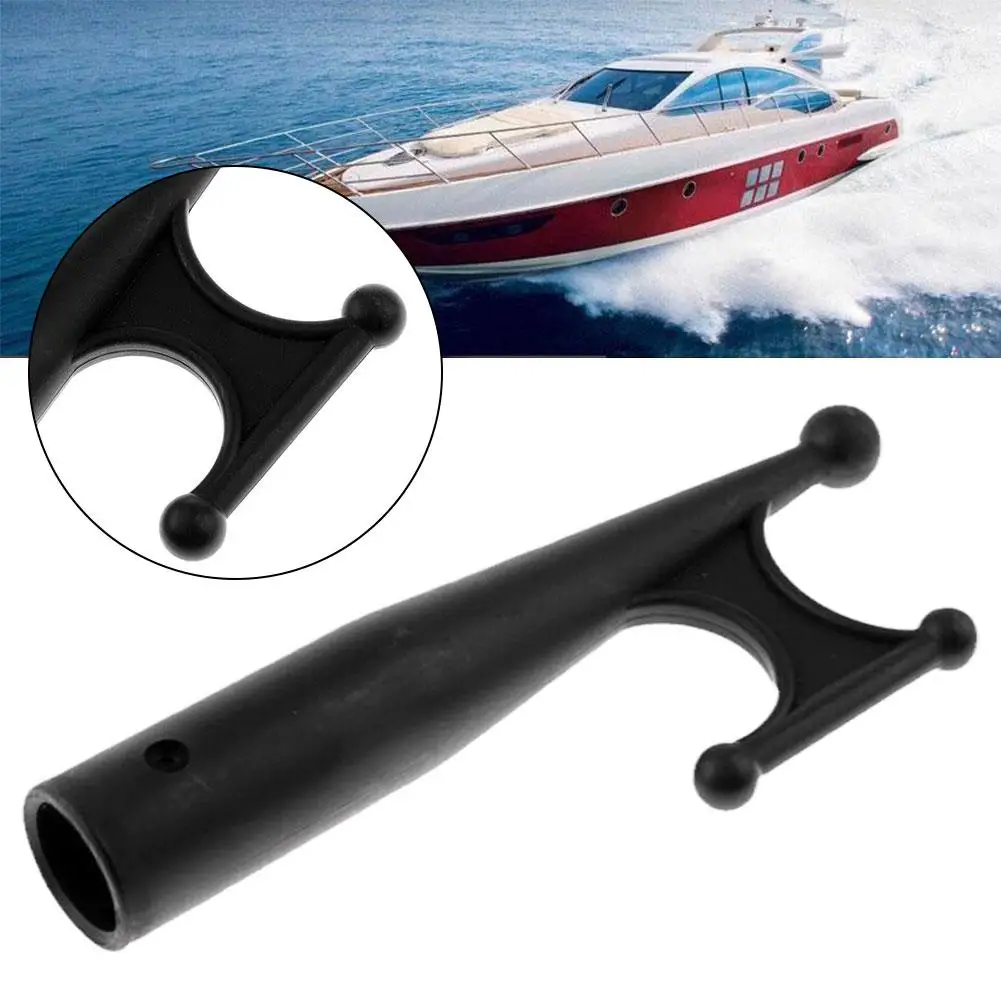 

1PCS Mooring Boat Hook Head Top For Marine Yacht Fishing Kayak Nylon Boat Hook Replacement Black Boat Docking Accessories G7M8