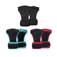 1 pair gym weight lifting training women men fitness sports body building gymnastics grips gym hand palm protector gloves