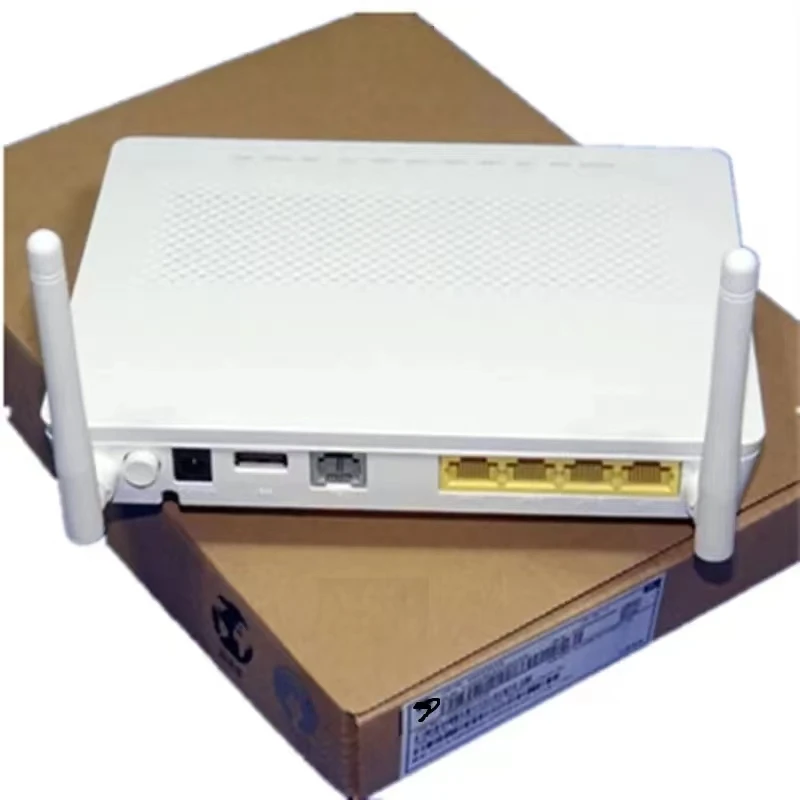 Новый оригинальный Wi-Fi маршрутизатор HG8546M GPON ONU XPON ONT 4FE LAN 2,4G, модем PPPOE IPOE, английская прошивка с питанием