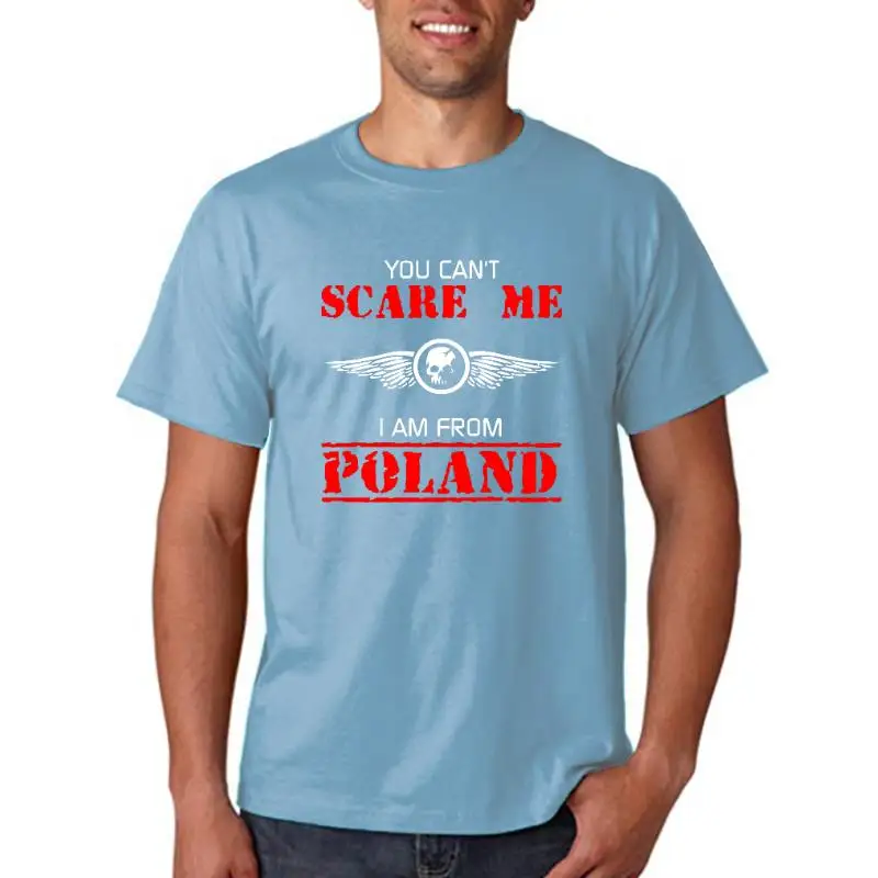 

Лидер продаж, модная женская футболка с надписью «YOU Can't SCARE ME'm» из Польши, патриотическая футболка