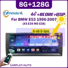 Автомагнитола 2 din, стерео, android 10 экран для BMW 5 серии E53 X5 M5 E39 1996-2007, видеоплееры Carplay, Авторадио bluetooth 2 din