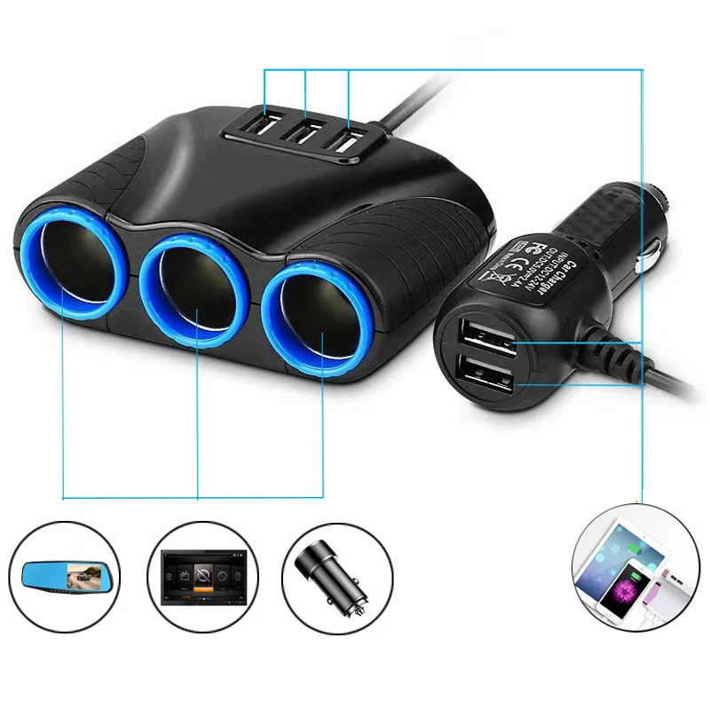 

Разветвитель для USB-порта, 12-24 В