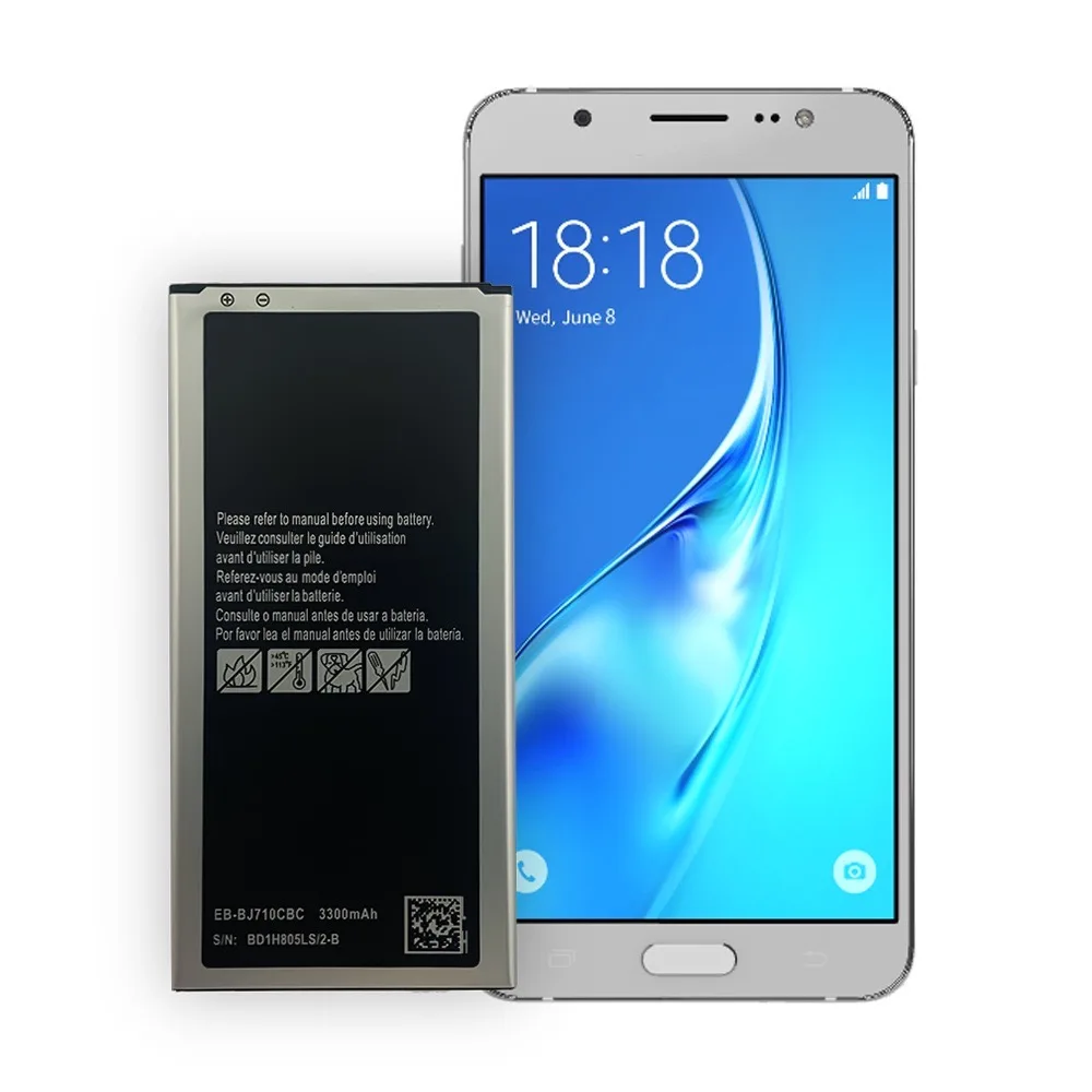 EB-BJ710CBC Battery FOR Samsung SAM GalaxyJ7 2016 Edition J710 J7-2016 J710F J7109 J7108 Repair Part Original Capacity Phone enlarge