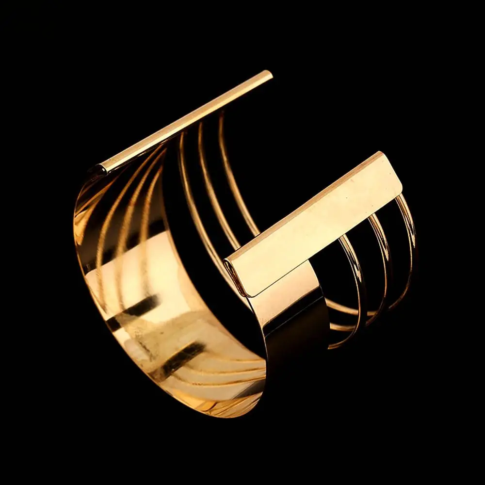 Модные ювелирные изделия огромная индивидуальность манжеты в стиле панк