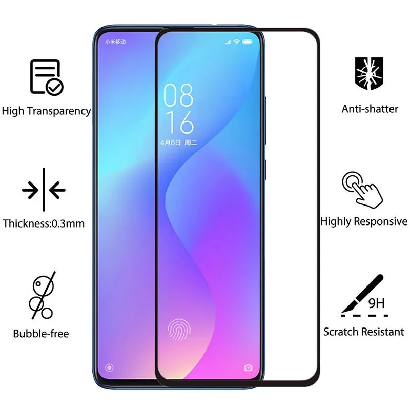 Защитный чехол из закаленного стекла 9d для xiaomi mi 9t pro на xiomi t9 9tpro mi9t mi9tpro защитная