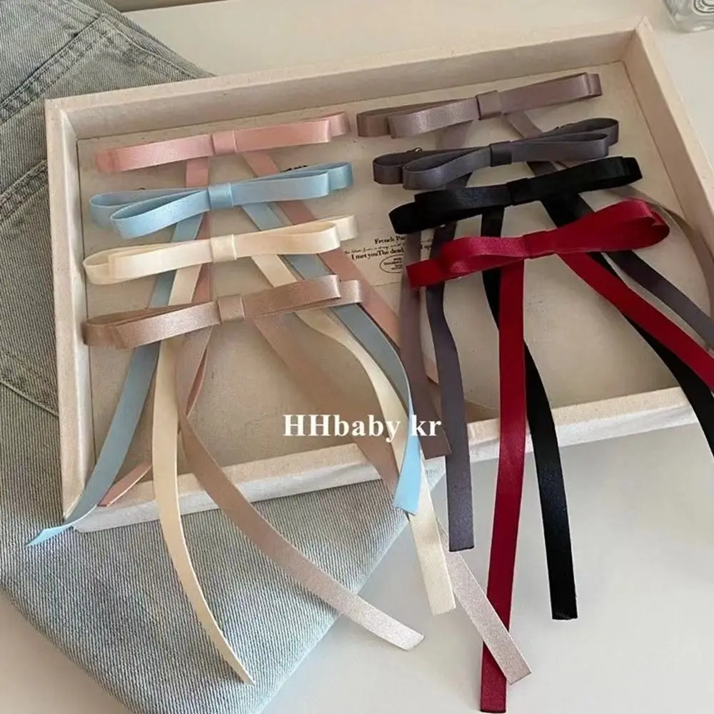 Креативный балетный зажим для волос с бантом и бахромой в Корейском стиле