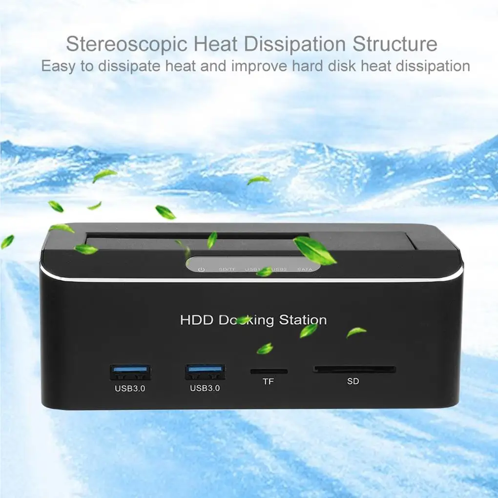 

Док-станция для привода, многофункциональные Офисные аксессуары, USB 3 0, удобная модернизированная фурнитура с европейской вилкой, компьютерные принадлежности
