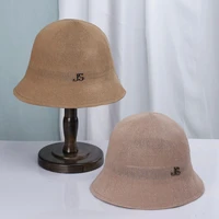 2022 new womens bucket hat with js accessories caps fashion panama luxury hat fisherman hat ladies summer sun travel beach hat