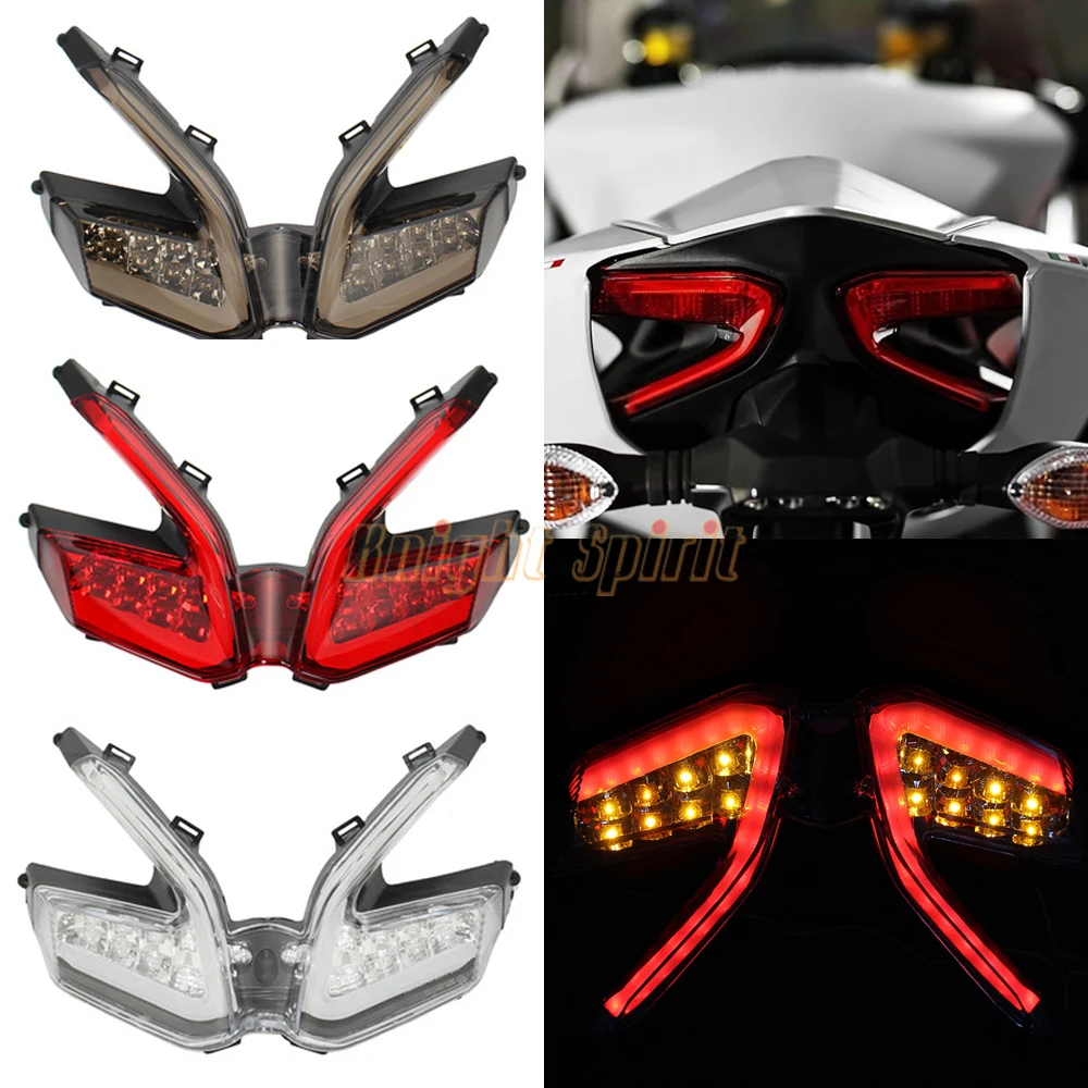 

LED Taillight For DUCATI 899 959 1199/S/R 1299 Panigale 1199R Motorcycle Accessories Integrated Tail Brake Light Turn Signal