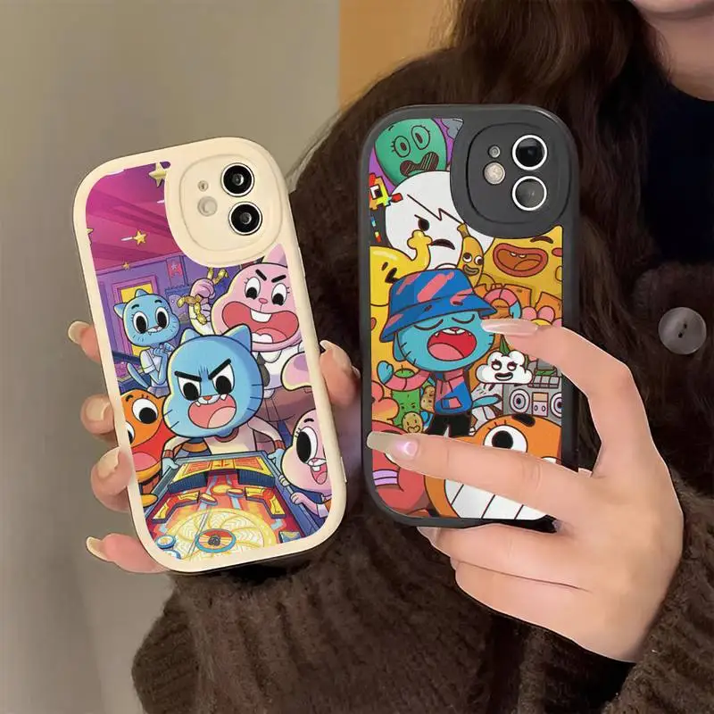 

The A-Amazing W-World of G-Gumball Phone Case Hard Leather Phone Case for iPhone 13 12 Mini 11 14 Pro Max Xs X Xr 7 8 Plus 6 6s