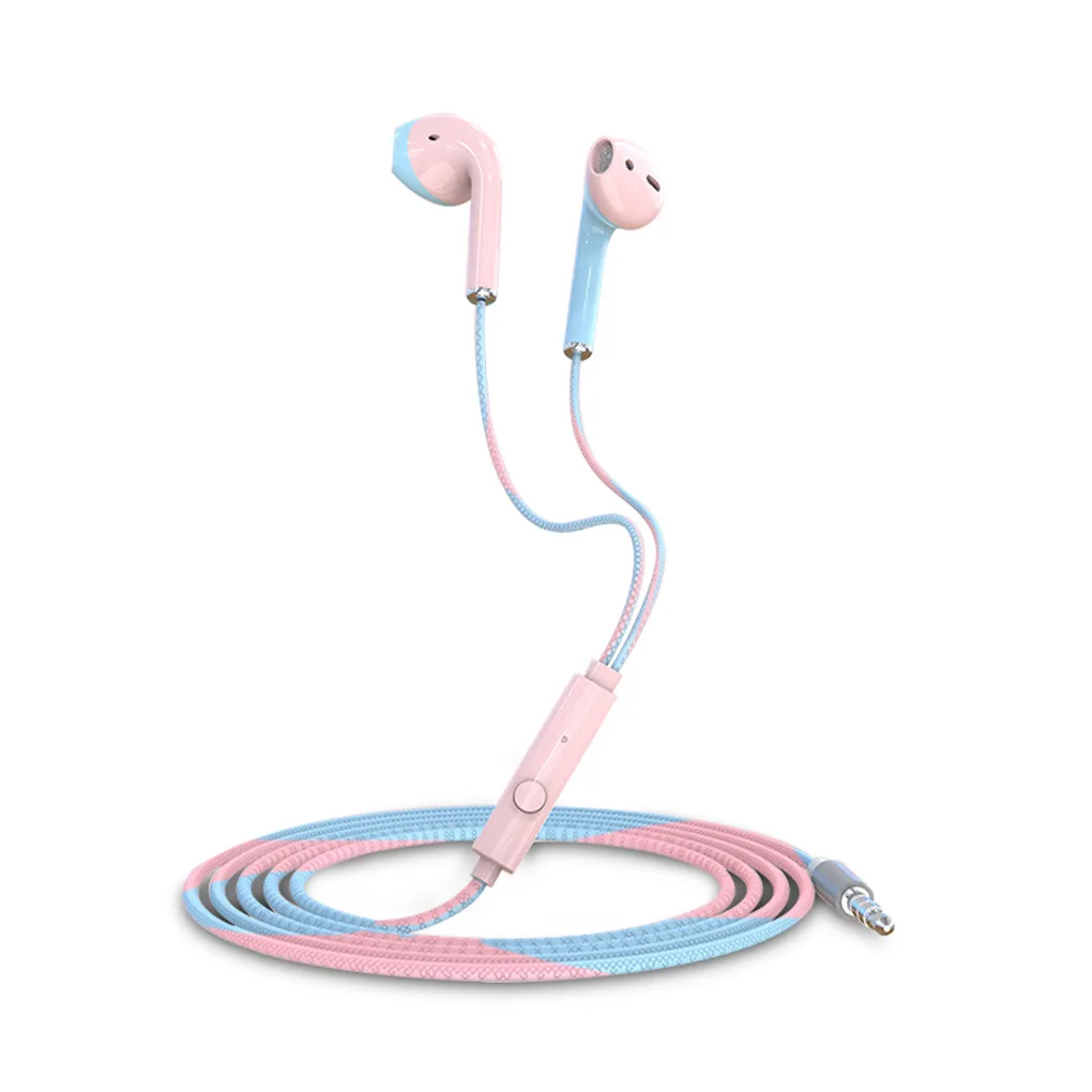 

Wire Stereo Earphone 3.5MM In-ear Headphone Running Music Game Earphone Noise Cancel For Mobile Phone PC Laptop With Mic