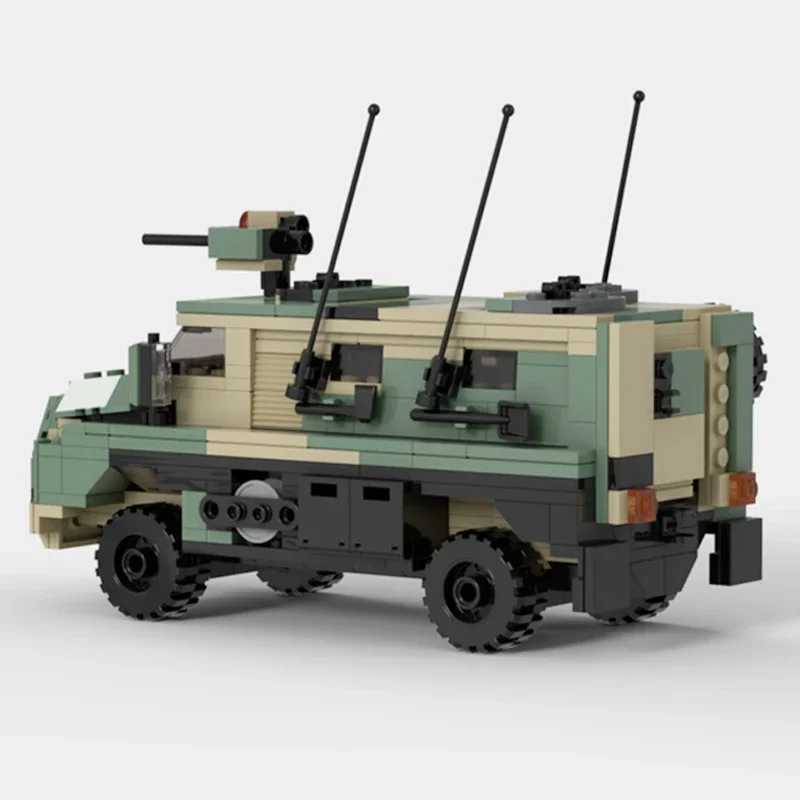 Конструктор Военный автомобиль Moc модульные блоки для сборки грузовиков всадmaster
