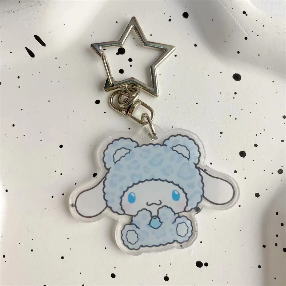 Фото 4 шт. Sanrio милый кавайный мультфильм Куроми моя мелодия темный ветер акриловая сумка кулон пара брелок акриловый кулон брелок подарки №2