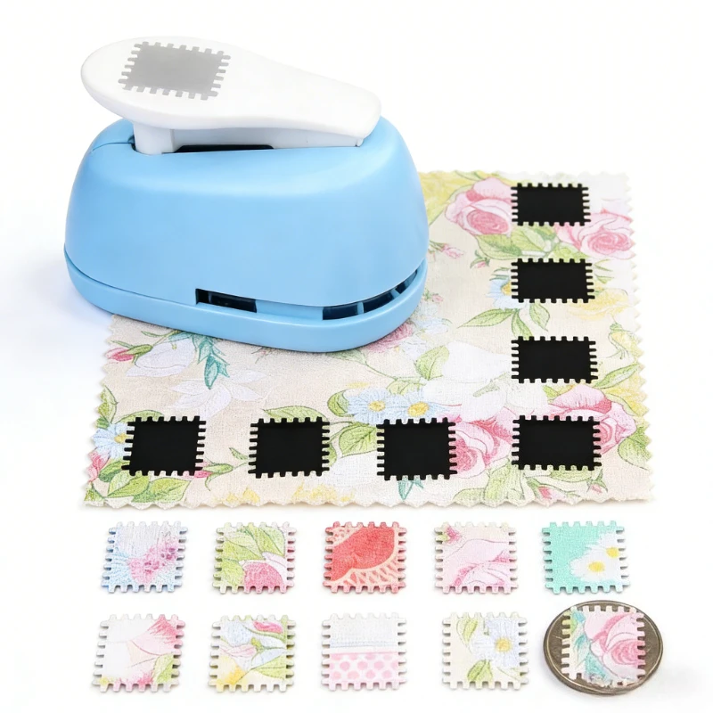 

Синий круглый пробойник для рукоделия 2x1.8 см Flower Hole Punch