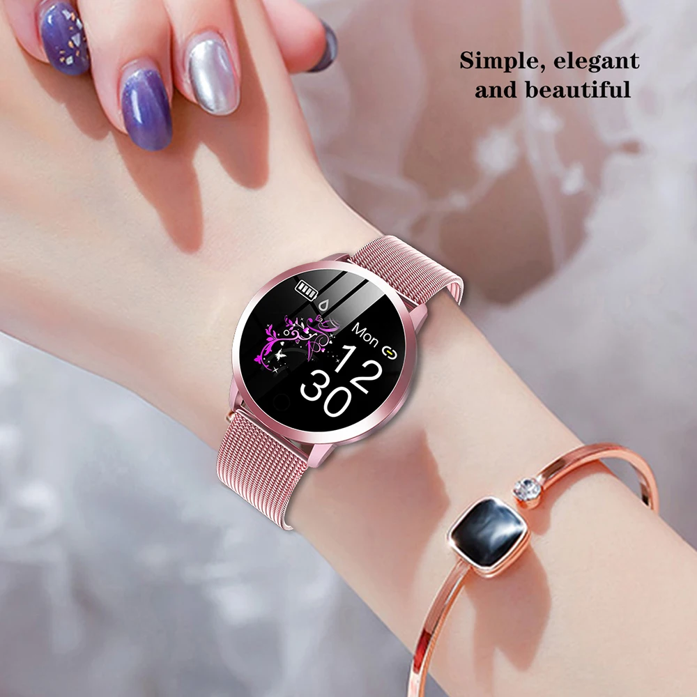 

Fashion smart bracelet waterproof heart rate blood pressure sleep female monitoring menstrual cycle smart reminder watch gift