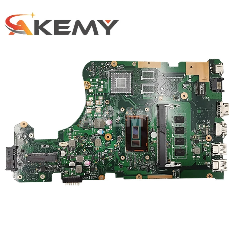 Материнская плата Akemy для ноутбука ASUS X555LA X555LAB X555LD REV: 3 6 с процессором i3-5020 4 Гб ОЗУ