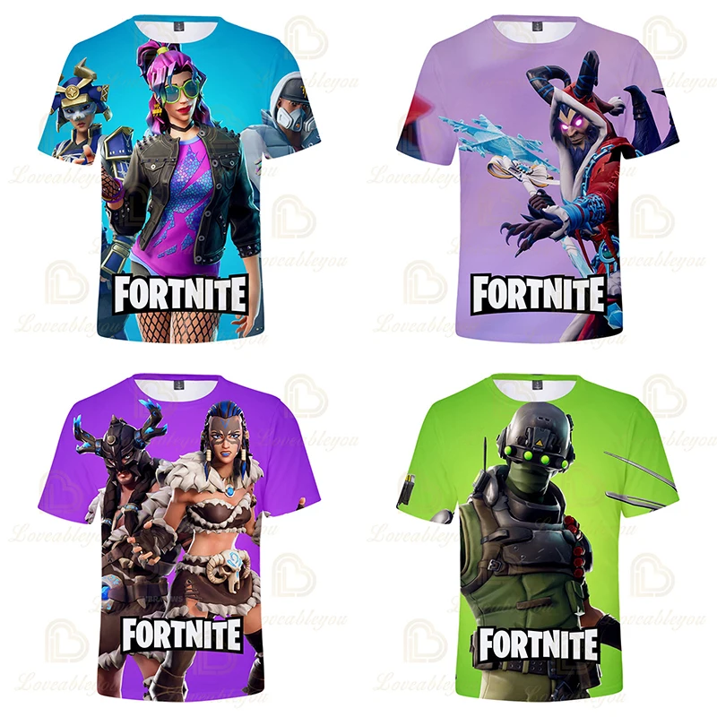 

Fortnite T-Shirt Children for Girl Boy Girls Kid's Print 3D TShirts Child Baby Tops Summer Clothing Harajuku TShirt Clothes
