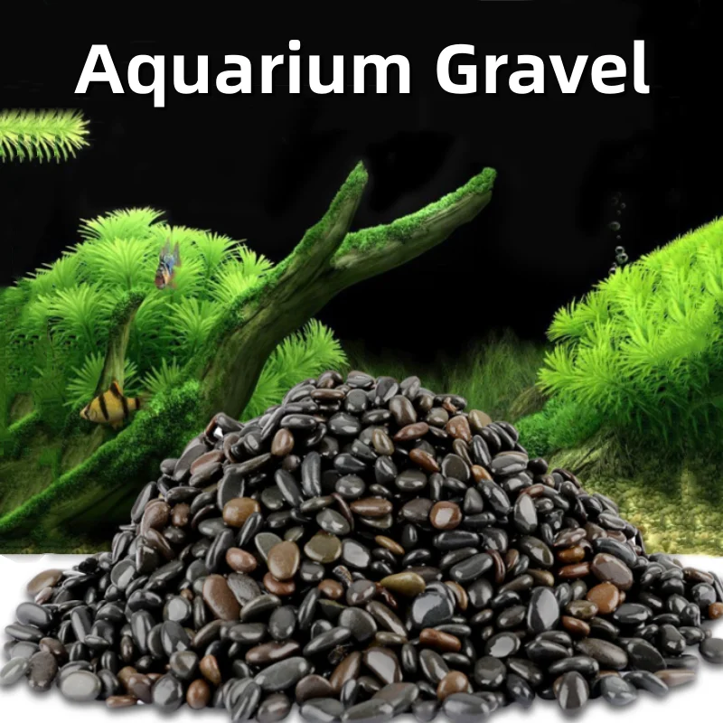 

Аквариум натуральный полированный красочный гравий река Галька Камни растение аквариум аксессуары для украшения