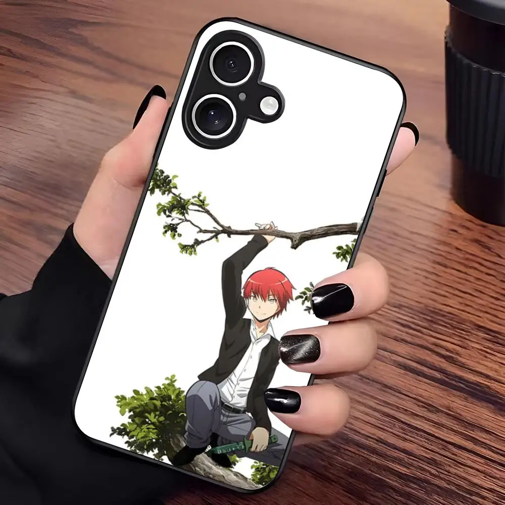 Фото Чехол для телефона Anime Karma A-akabane для Samsung Galaxy S24 S26 S25 S23 S22 S21 S20 FE Edge Plus Ultra, черный, стеклянный №5