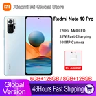 Смартфон Xiaomi Redmi Note 10 Pro, 6 ГБ8 ГБ 64 Гб128 ГБ, камера 732 МП, Snapdragon 120G, Гц, AMOLED дисплей