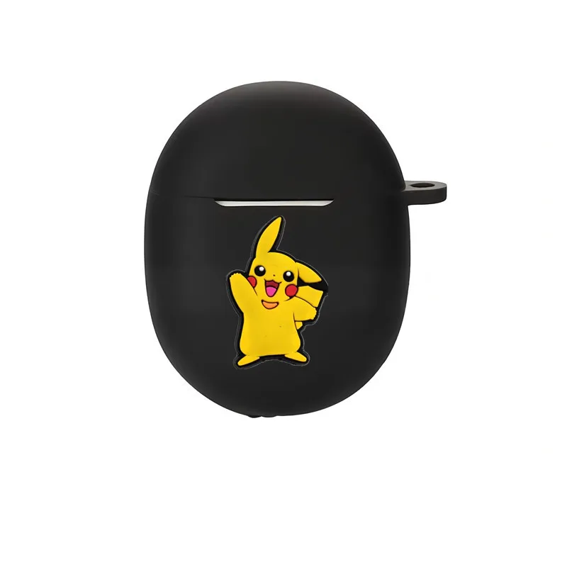 Фото Чехол для наушников Potdemiel Pokemon для Google Pixel Buds Pro 2/A-Series, силиконовый защитный чехол для беспроводных наушников с крючком №2