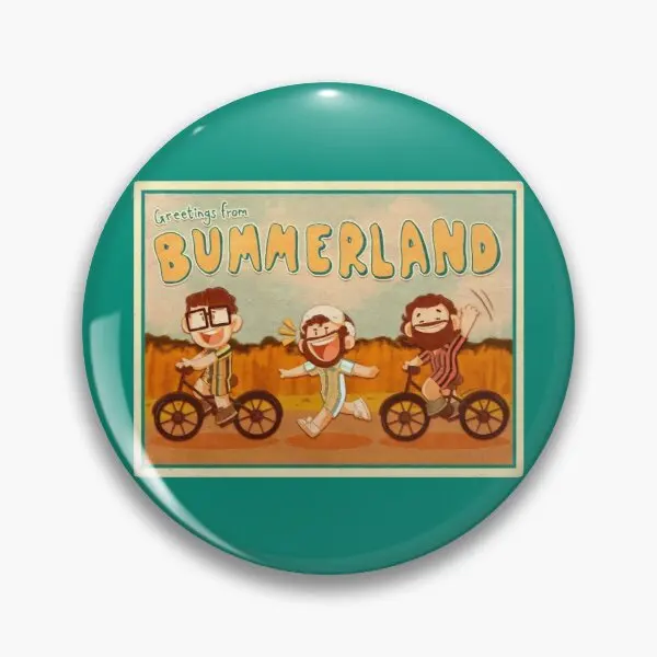 

Добро пожаловать от Bummerland, настраиваемая мягкая булавка для кнопки, ювелирные изделия, металлический декор, любимый женский подарочный вор...