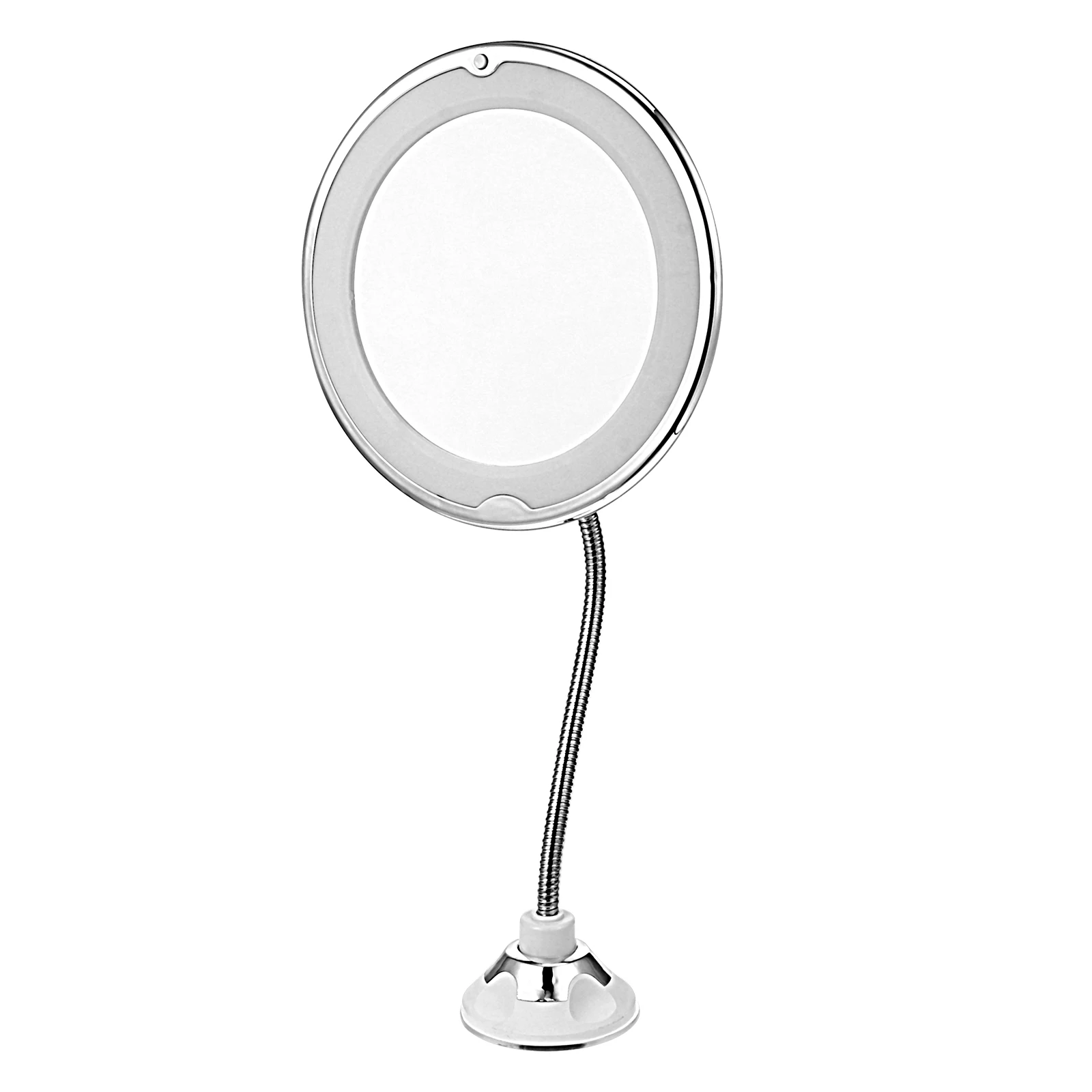 

Настольное зеркало для макияжа с 10-кратным увеличением со светодиодный светильник кой и присоской