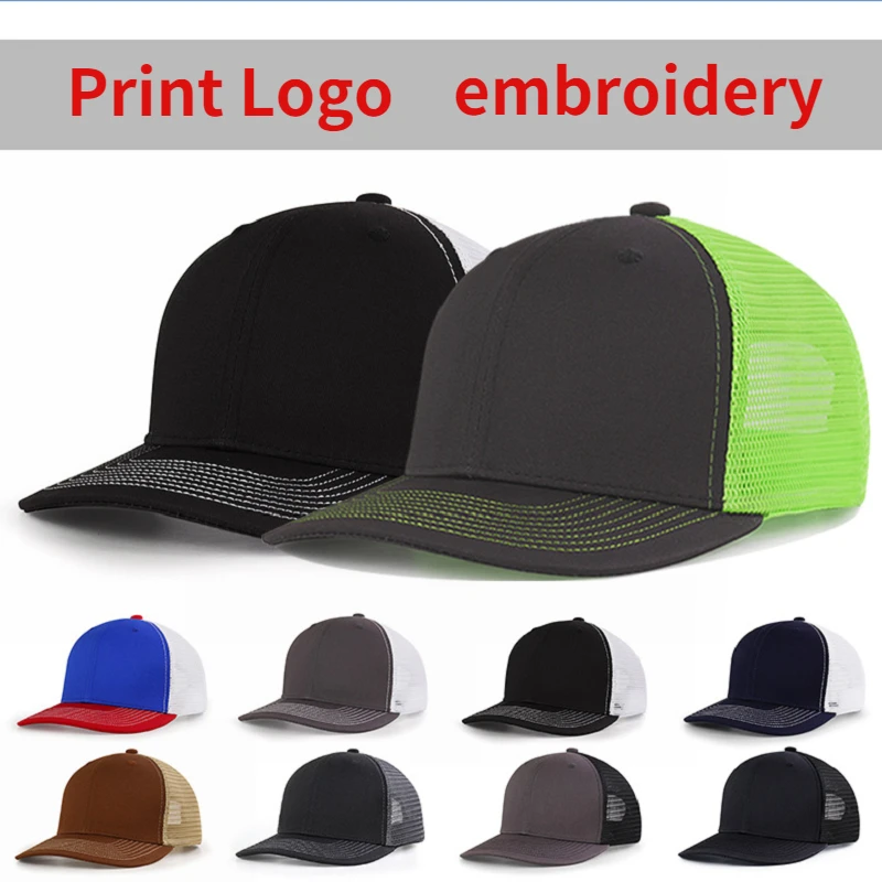 

Custom Logo Snapback Cap Team Embroidery Print Baseball Caps Personalized Men Ladies Hip Hop Bone Trucker Hats Gorras Hombre